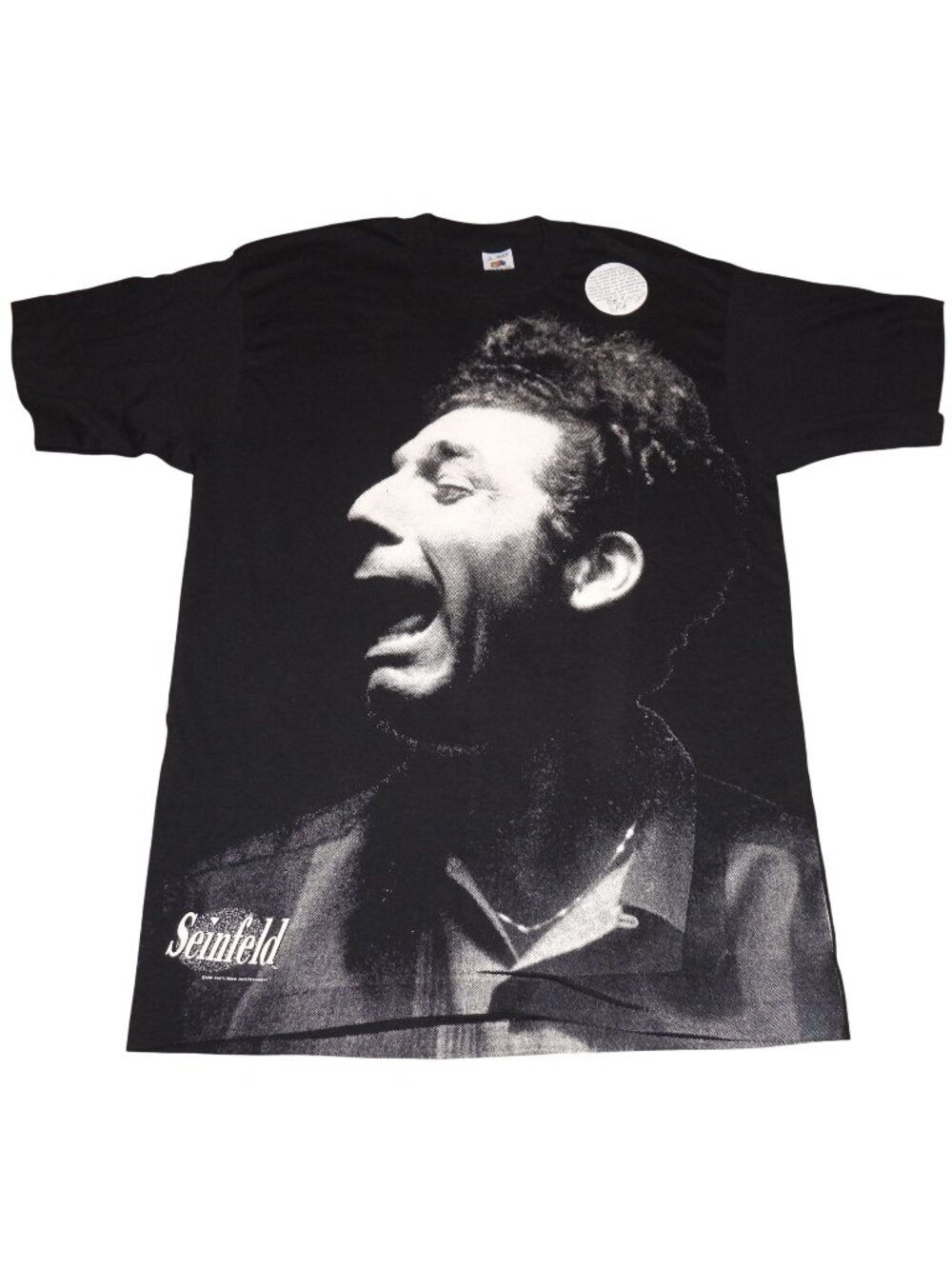 NWT NOS Vintage 1993 Seinfeld Kramer Stanley DeSantis Big Face AOP T-Shirt Large